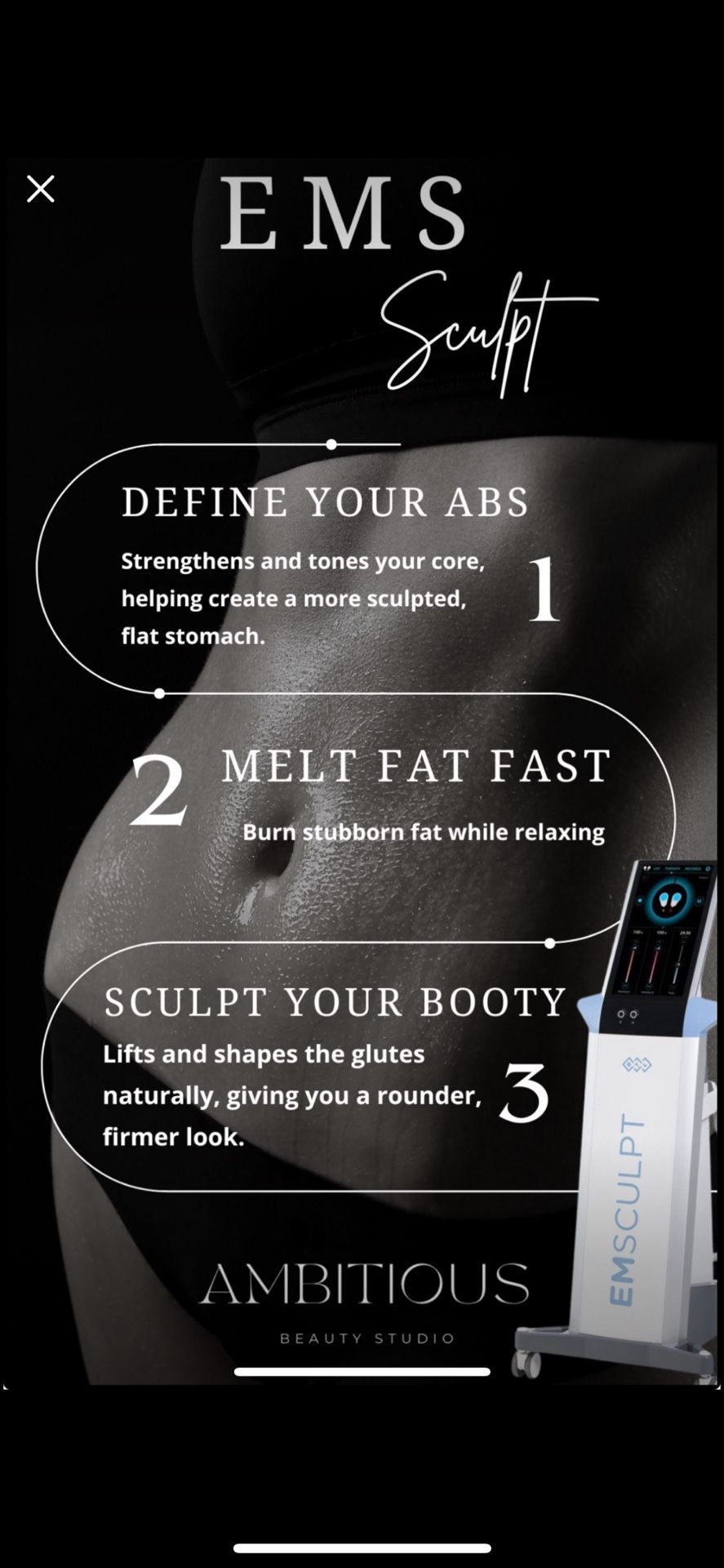 EM Sculpt Machine 2500 OBO