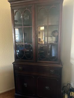 Wooden China Cabinet