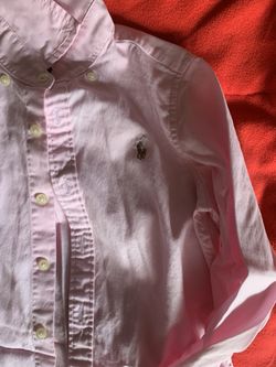 Girls Long Sleeve Polo Button