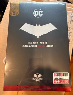 Red Hood New 52 Black and White Accent Edition (EXCLUSIVE) 7,400 Pieces. DC Multiverse