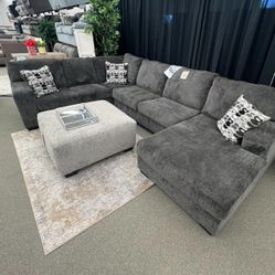 Living Room Furniture Modular U Shaped Sectional Couch W Chaise 🌟 Color Options Extra Discount Code RSG 
🔥🔥 Mention OfferUp for this Special Price!