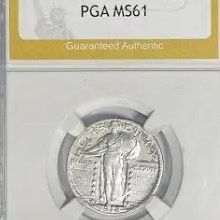 1918-S Standing Liberty Quarter PGA MS61