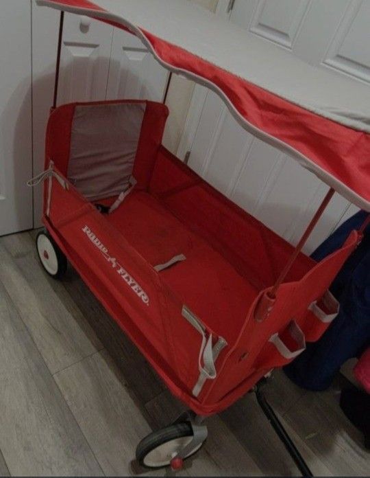 Radio Flyer 3 in 1 EZ Fold Wagon with Canopy