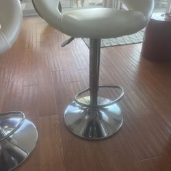 3 Bar Style Chairs For Kitchen Island Or Home Use 