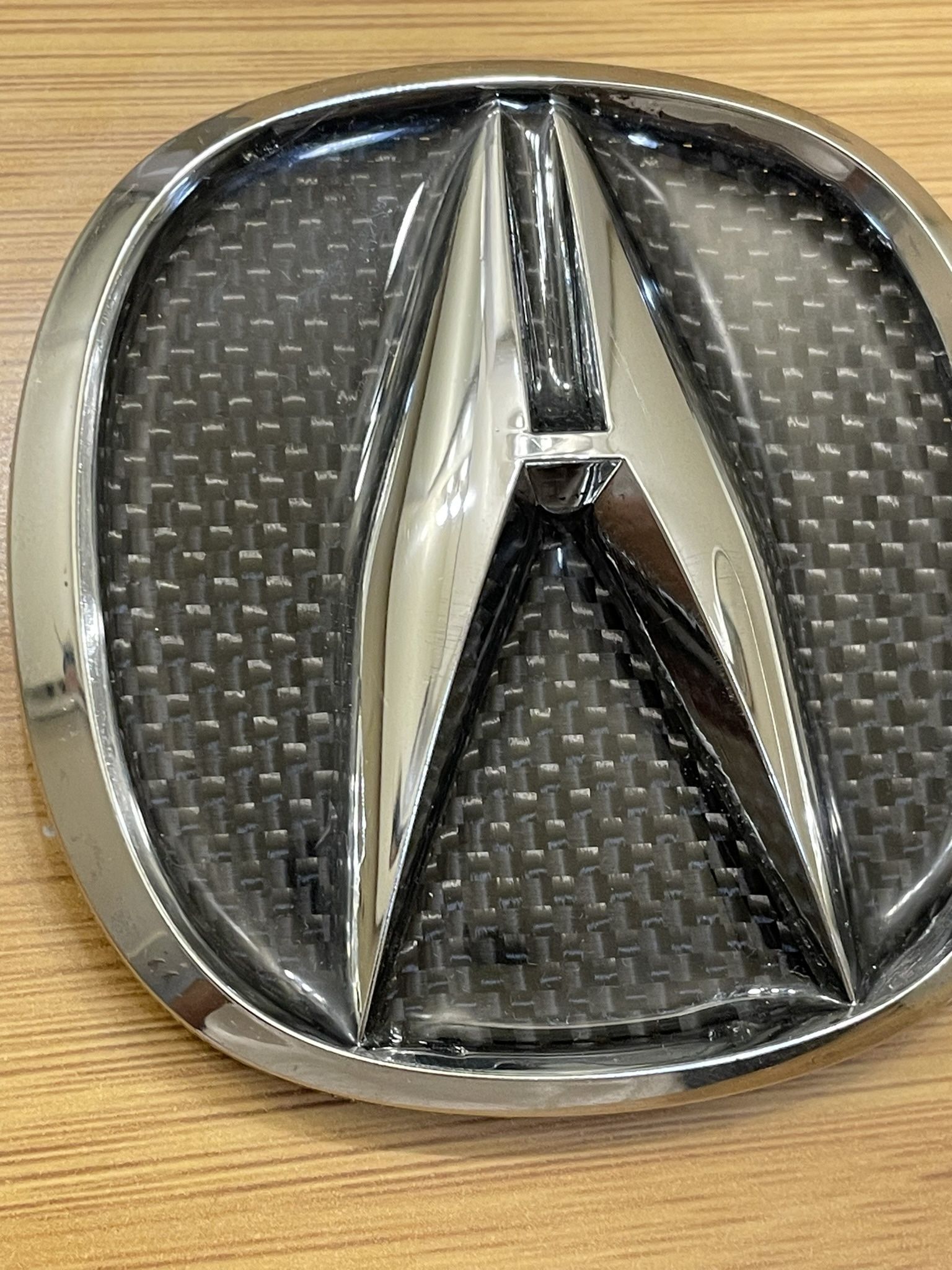 Real Carbon Fiber Acura Emblem