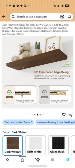 Floating shelves 2set
