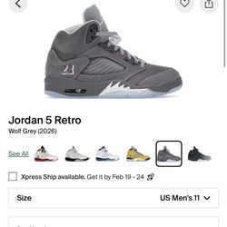 Jordan 5 Retro Wolf Grey 