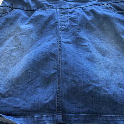 Denim Skort