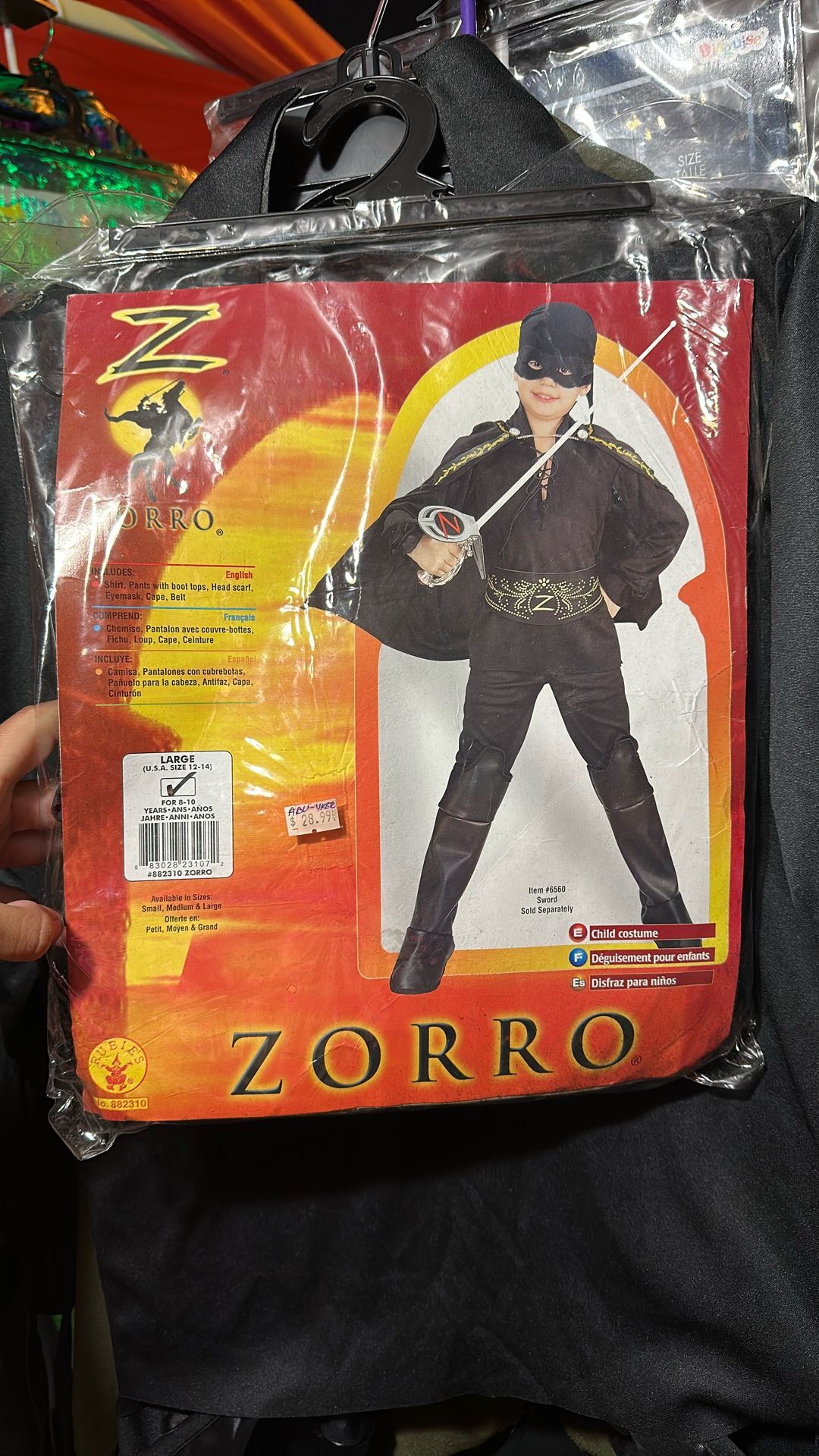 Zorro Child Costume