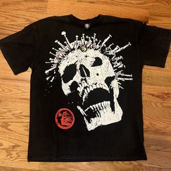 Hellstar Studios Crowned Skull Short Sleeve Tee Shirt Black Size XL