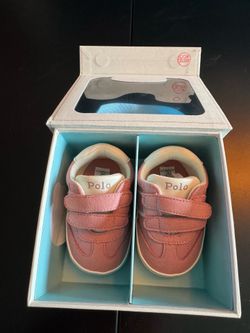 Polo pink infant shoes