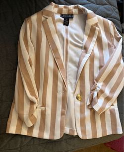 Women’s Striped Blazer