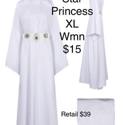 Princess Leia Costume StarWars Women’s XL