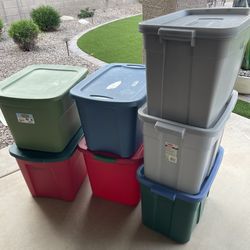 Listing #2 Seven Storage Bins SET