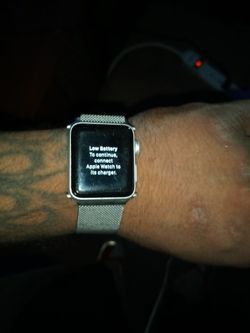 Apple Watch with Milanese Loop Band