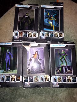 Five Brand New In Box DC Multiverse Action Figures 