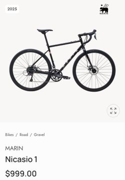 Marin bike grey and black used 4 times