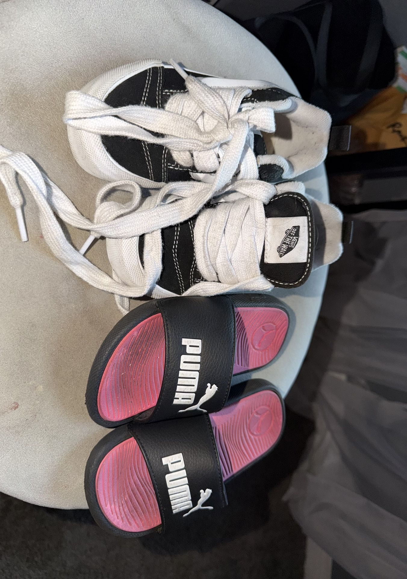 Vans Shoes/ Puma Slides