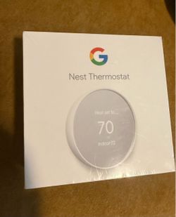 Title: Google Nest Smart Thermostat G4CVZ – Snow – Brand New Sealed