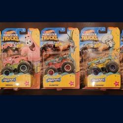 Hot Wheels SpongeBob Square Pants Monster Truck Set