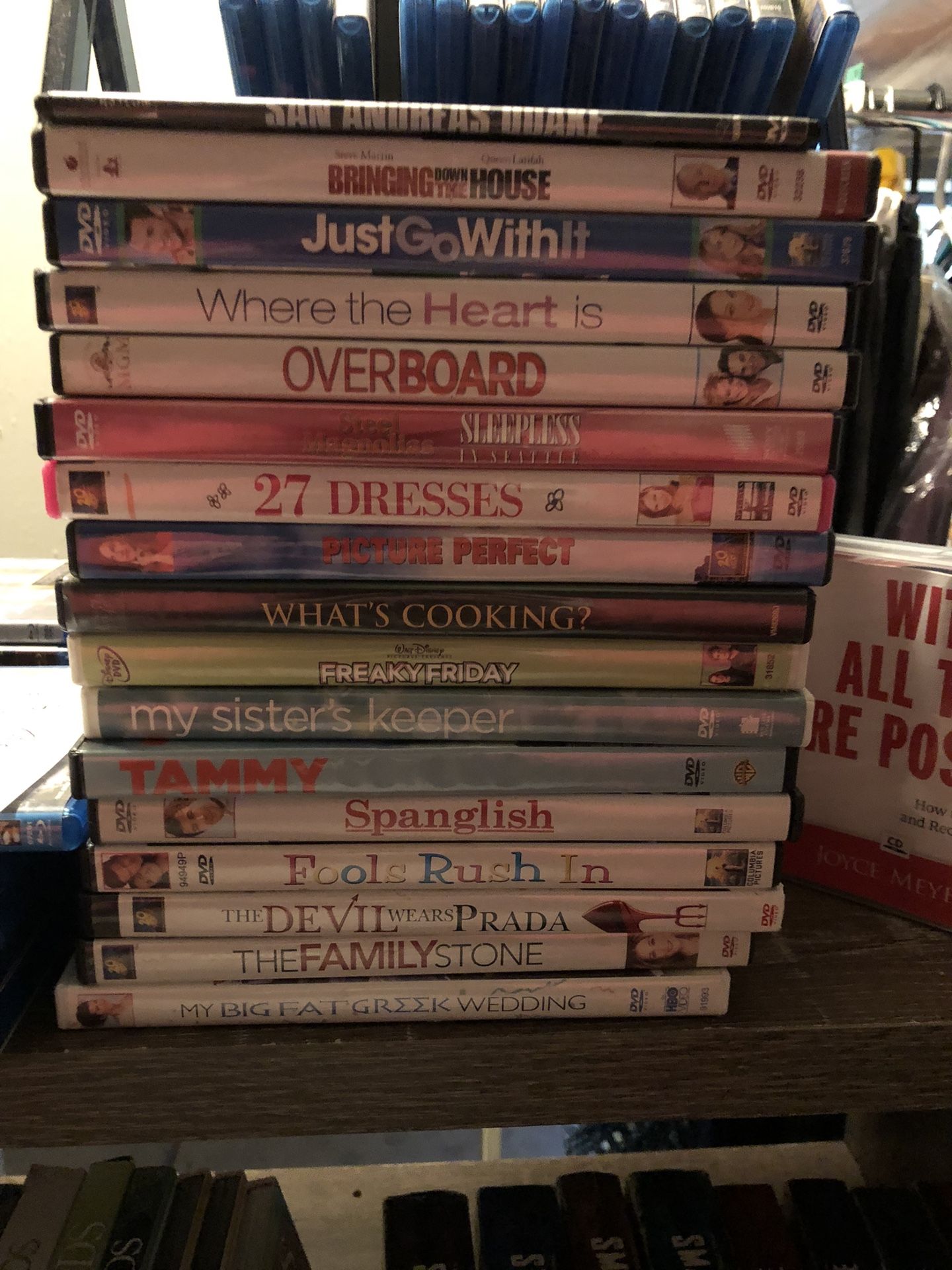 17 Comedy & Drama DVDS. $1. Ea. 