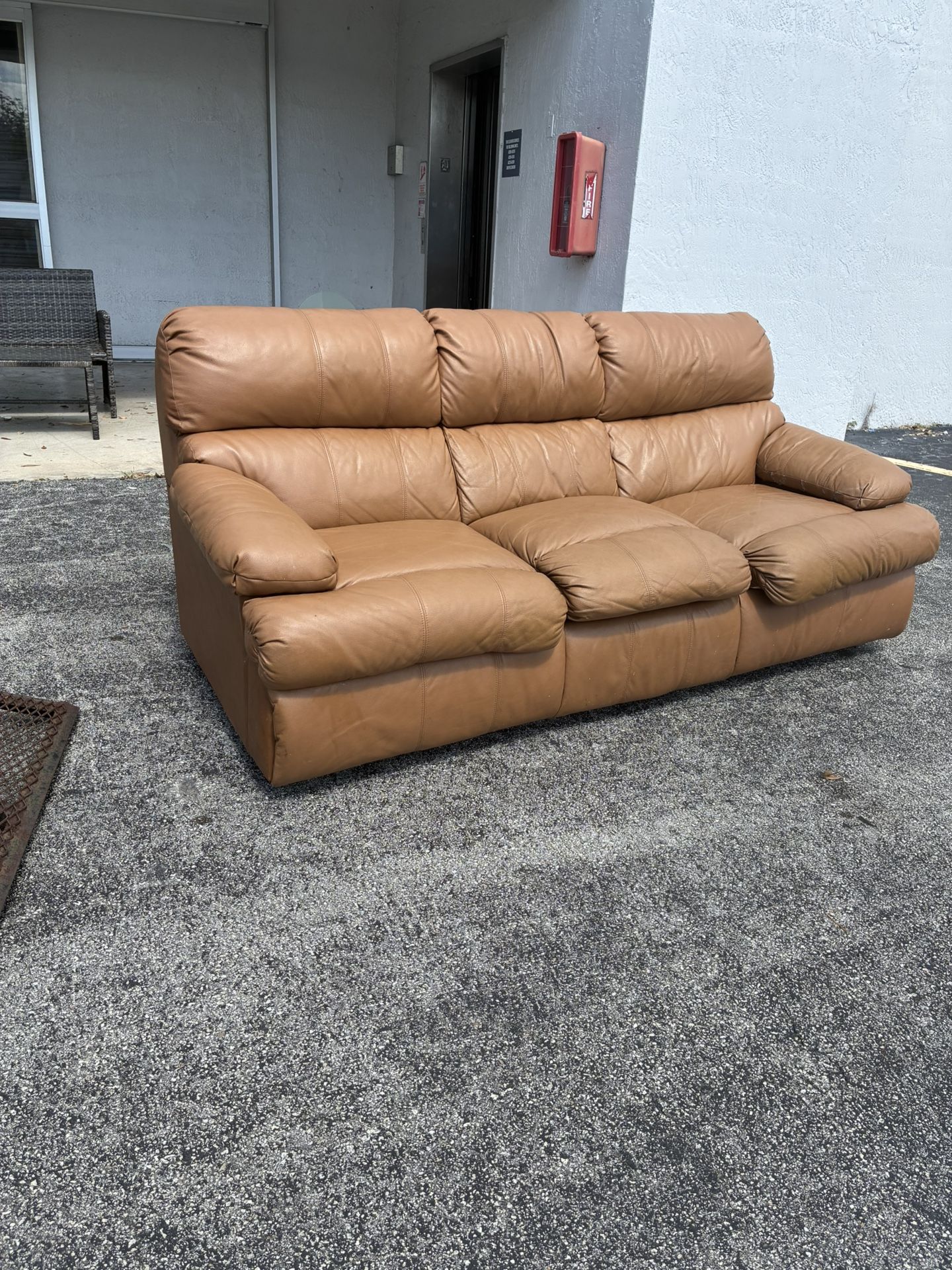 Faux Leather Couch Pullout Bed