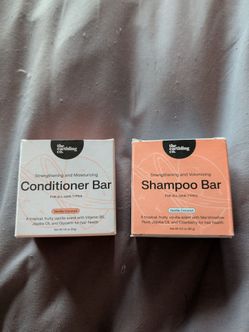 New! The Earthling Co. Vanilla Coconut Shampoo Bar & Conditioner Bar