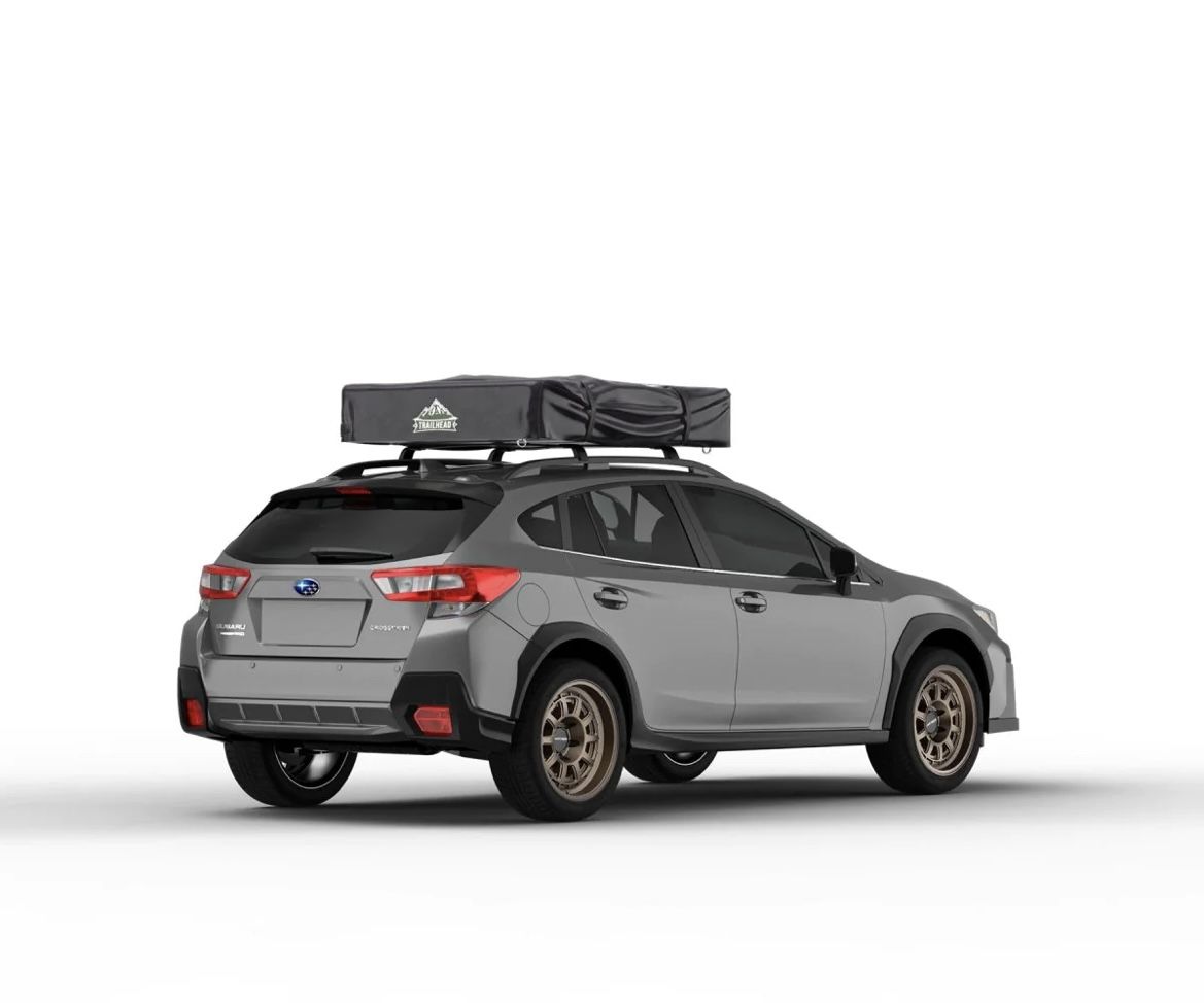 TUFF STUFF TRAILHEAD ROOFTOP TENT & Rhino Rack Cross Bars