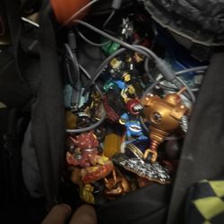 Duffel Bag And Backpack Full Of Skylanders 