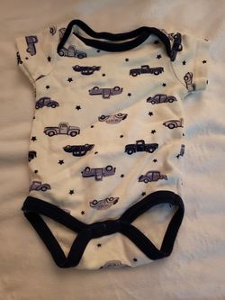 Baby boy onesie 0-3 months