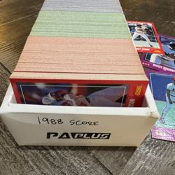 1988 Score Baseball Complete Set + Stars (Bonds, Henderson, McGwire, Puckett)