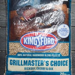 Kingsford Grillmaster's Choice Hardwood Grilling/BBQ Pellets  $13/bag New