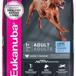 BRAND NEW..Eukanuba Adult Large Breed Dog Food Dry, Dry Dog Food with Protein, DHA and Vitamins, 30 