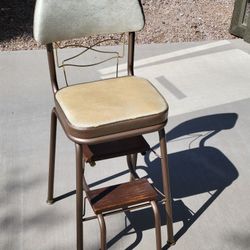 Vintage step stool chair. - $65 (Maricopa)