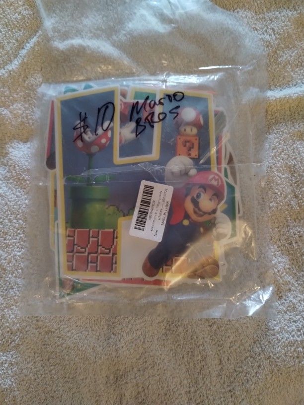 Mario Bros Birthday Party Supplies