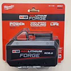 Milwaukee
M18 REDLITHIUM FORGE XC 8.0 Ah Battery Pack