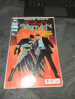 DC Comics Batman #52 issue featuring the "Cold Days" storyline.