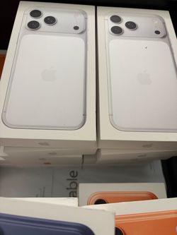 Apple iPhone 17 pro max silver new sealed box also Apple Watch for sale