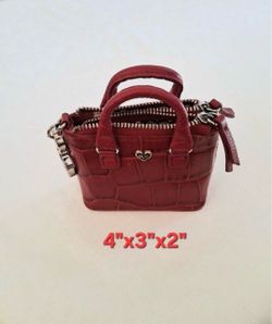 Brighton Zippered Coin Keychain Mini Purse