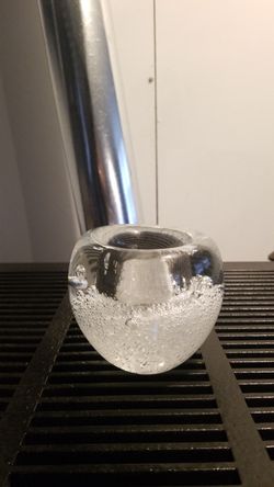 Partylite Glass Bubble Tealight or Candle Holder