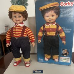 1985 Playmate Toys CORKY TALKING DOLL