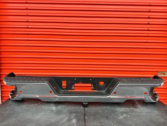 2019 - 2026 CHEVROLET SILVERADO 1500 REAR CHROME BUMPER ASSEMBLY OEM