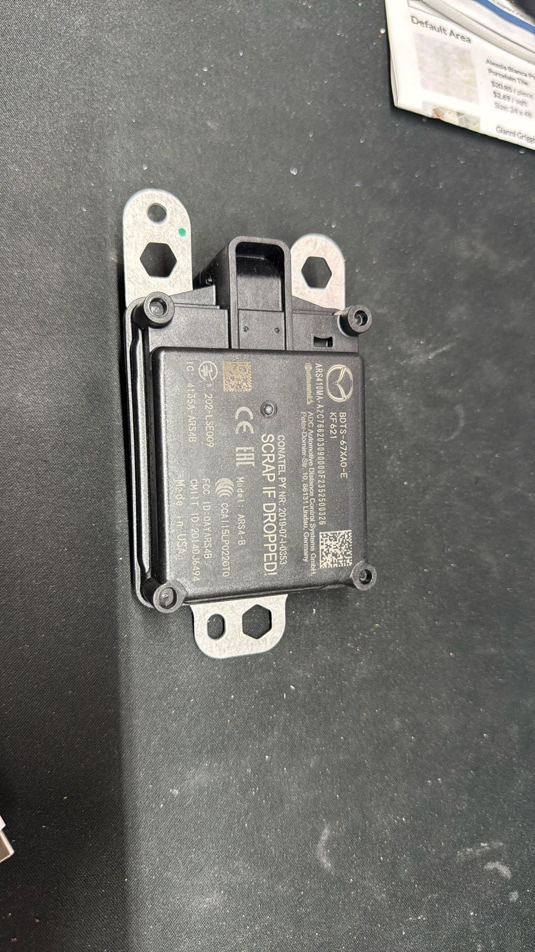 Mazda Radar sensor BDTS-67-XAOE