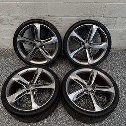21" OEM Audi A7 S7 RS7 Wheels Rims Set of 4 21X9 5x112 + Tires