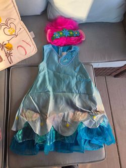 Trolls Poppy Kids Halloween Costume with Wig