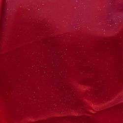 Maroon glitters shimmer polyester non stretch fabric party graduation sewing dressmaking crafting