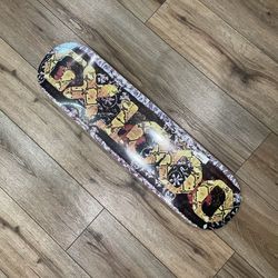 Size 8.25 - GX1000 Skate Deck "Snake Print Logo"