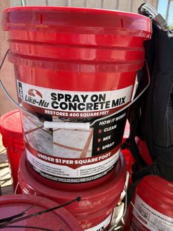 Like Nu Spray On Concrete