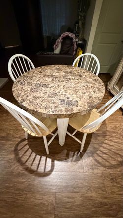 Table and chairs