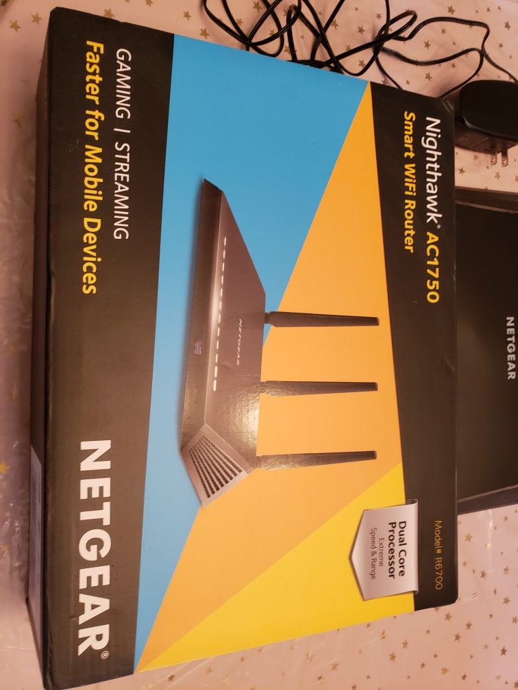 Netgear WiFi router with extender